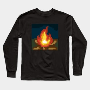 Bonfire in the woods Long Sleeve T-Shirt